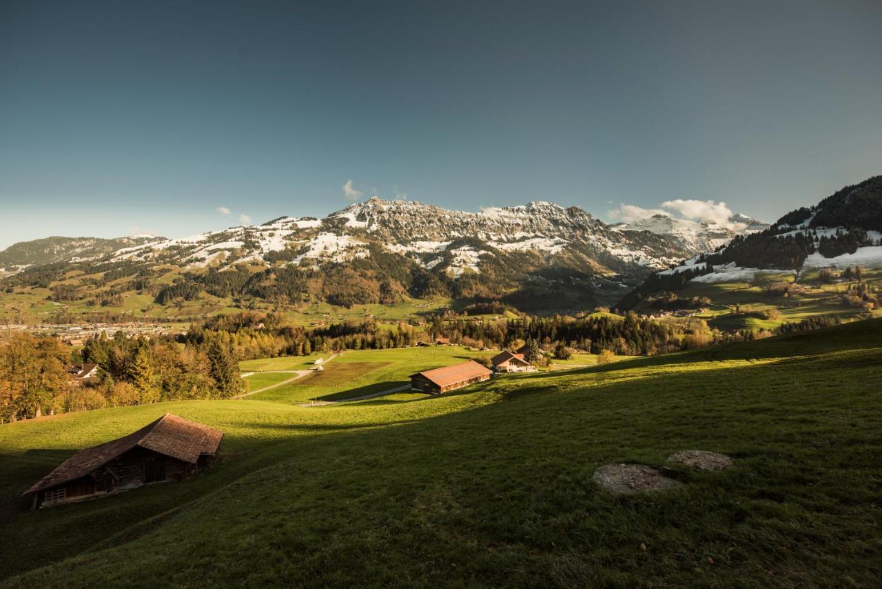 Chalet Bergwelt Frutigen Exteriör bild